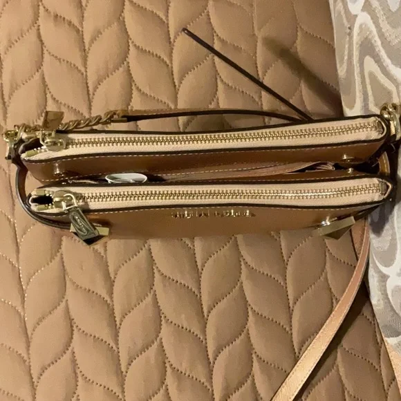 Michael Kors Rose Gold Crossbody Bag - Picture 8 of 9